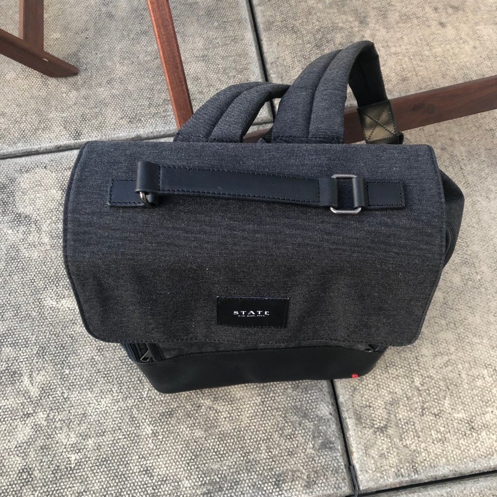 State Bags - Charcoal Rugged Nylon Rucksack - Picture 9 of 12